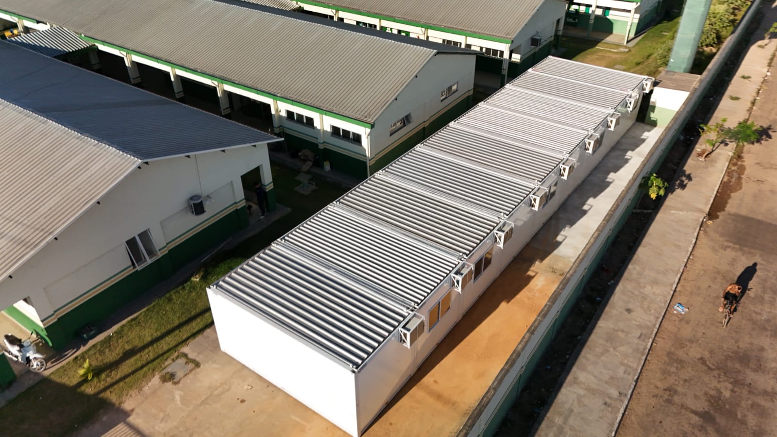 Chegada das salas modulares adequa e amplia a capacidade de atendimento da rede municipal de ensino